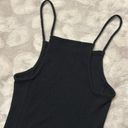 Brandy Melville Ribbed Tank Dress One Size Black Photo 3