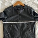 ZARA  Faux Leather Cropped Jacket Size Medium Photo 4