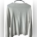 Loft  White Sweater With Buttons 100% Cotton Size Medium Photo 1