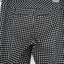 Elle  Mid Rise Black & White Check Straight Leg Cropped Pants Women's Size 2 Photo 2