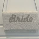 Beaded “Bride” Clutch White Photo 1