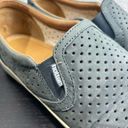 Daisy Hotter  Women's Blue Gray Perforated Slip On Comfort Sneaker Shoe Size 8.5 Photo 4