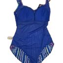 Gottex  Size 10 (M) Sarasana Bandeau One Piece Swimsuit Convertible Bathing Suit Photo 3