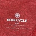 SoulCycle  Women’s Size S Red Black Marled Leggings Photo 4