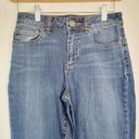 Victoria's Secret  Womens Size 4 Blue High-Rise Cropped Jeans Angel Wings Photo 4