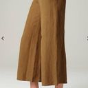 J.Jill  Linen Wide Leg Cropped Pants Brown MEDIUM Womens Photo 1