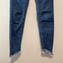 One Teaspoon  Freebirds II Low Waist Frayed Asymmetrical Hem Jeans Size 24 Photo 3