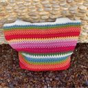 The Sak  Multicolor Striped Woven Crochet Shoulder/Tote Beach Hobo Bag. VGUC! Photo 4