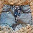 ZARA High Waisted Jean Shorts Photo 1