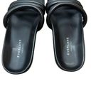 Everlane  Women’s "The Form" Three Strap Black Sandal Size 6 Puffy Slip On Slides Photo 3