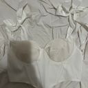 White Corset Top Size M Photo 1