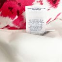 Oscar de la Renta  Pink & White Floral Stretch Cotton A-Line Dress Women’s Size 6 Photo 13