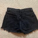 ZARA Black Denim Shorts Photo 1