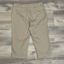 st. john's bay NWOT St John’s Bay Cropped Tan Khaki Capri Pants Size 10 Photo 1