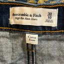 Abercrombie & Fitch  high rise fly button mom shorts curve love size 30 Photo 6