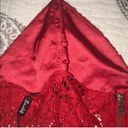 Bardot  Sienna Red Lace Bralette Crop Top Photo 3