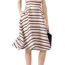 Hutch  Tiffany Striped Jacquard Sleeveless Fit Flare Womens Size 4 Midi Pockets Photo 0