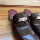 Ralph Lauren Lauren  Block Heel Bethel Horsebit Mules Oxblood/Red Size 9B Photo 2