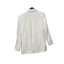 ZARA  White Linen Blazer Jacket Coat Photo 5