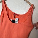 n:philanthropy coral orange terry cloth cover up cinched dress size XL Photo 4