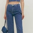 Reformation  Sunny Denim jeans Two piece Set cascade size 10 Photo 0