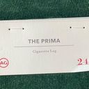 AG Adriano Goldschmied  The Prima Corduroy Cigarette Leg Jeans Green 24 Photo 4