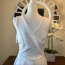 Betsey Johnson  Ivory Cutout Back Scuba Crepe Dress Photo 7