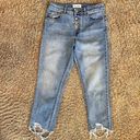 DL1961  Patti High Rise Straight Jeans in Vibrant Cropped Distressed Size 26 Photo 4