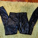 Guess Faux Leather Cropped Pants Photo 0