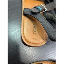 Toms  Women's Sicily Black Denim Strappy Buckle Sandals Size 8.5 Casual Summer Photo 7