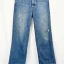 Reformation  Fawcett High Rise Wide Leg Crop Denim Jeans in Celtic Wash Photo 5