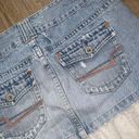 American Eagle Lace Trim Denim Mini Skirt 6 Photo 5