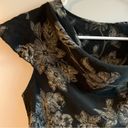 Apt. 9 . 100% Silk Flowy Cap Flutter Sleeve Floral Blouse Size M Photo 5