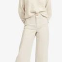 Everlane Pants Lightweight Wide Leg Crop Stretch Cotton Chino Sand Khaki 0 Photo 0