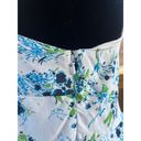 Free People  All Mine Mini Dress Size L Blue And White Floral One Shoulder Photo 5