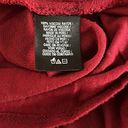 T Tahari Tahari Red Boat Neck Multi Color Tee Satin Sleeve Top Women’s Small Photo 5