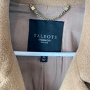 Talbots Tan Wool & Angora Blend Classic Coat Size 10P Photo 5