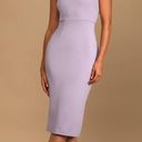 Lulus Lilac One-Shoulder Sleeveless Midi Dress Photo 2