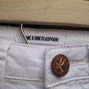 One Teaspoon  High Waist Freebird II White Skinny Jeans Photo 9