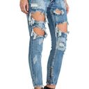 One Teaspoon  Trashed Freebirds in Cobain Skinny Jeans Distressed Size 25 Photo 4