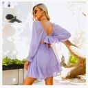 Amazon Purple Mini Dress Photo 1