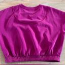 Lululemon  Softstreme Gathered T-Shirt magenta purple size 10 Photo 10