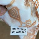 Rococo  Sand White orange tribal print kaftan dress Photo 5