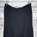 Lane Bryant Venezia  NWT Sz 26/28 Black Gauze Drawstring Waist Pull-On Maxi Skirt Photo 1