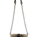 Rag and Bone  Enfield Snake Flap Crossbody Bag Mini Leather Gray Black Python Photo 10