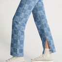 PacSun Eco Butterfly Checkerboard Low Rise Straight Leg Jeans Photo 1