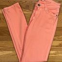 Alice + Olivia  by Stacey Bendet Peach Mid-Rise Skinny Leg Stretch Jeans Size 4 Photo 0