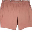 Pacific&Co Denim  Plus Size 3X Shorts Pull On Elastic Waist Pink 11 Inch Pockets 800 Photo 7