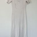 STAUD  Cecily Open-Back Cable-Knit Cotton-Blend Maxi Dress Photo 5