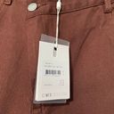 C/MEO COLLECTIVE  Cross Over Wide Leg Cropped Jeans in Mahogany Size 4 NWT Photo 4